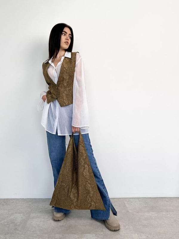 Фото - Шопер ART KNIT Python руда 50x60 см (037892)