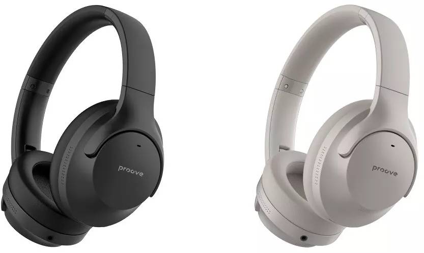 Фото - Наушники накладные беспроводные Proove Silence Plus with ANC Black (HPSLP0010001)