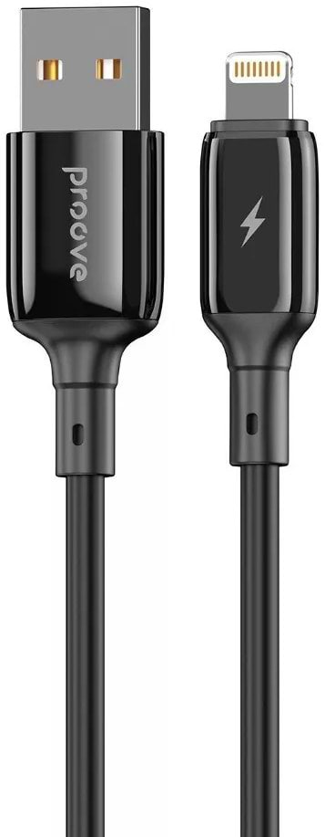 Купить Кабель синхронизации данных Proove Flex Metal Lightning 2.4A 1m Black (CCFM20001101) - Фото 1 Кабель синхронизации данных Proove Flex Metal Lightning 2.4A 1m Black (CCFM20001101) - Фото 1