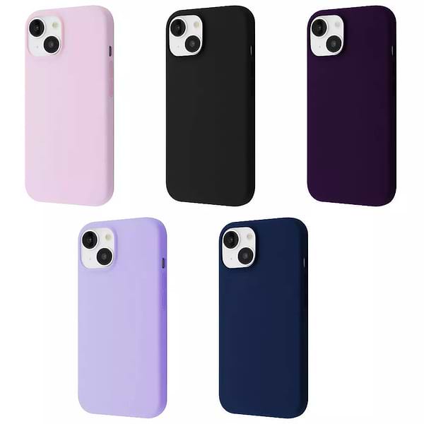 Фото - Чохол для смартфону  Silicone Case with Magnetic Ring iPhone 14 Elderberry