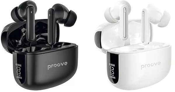Фото - Наушники вкладыши беспроводные TWS Proove Tempo TWS with ANC (APP) white (TWTM0001AP02)