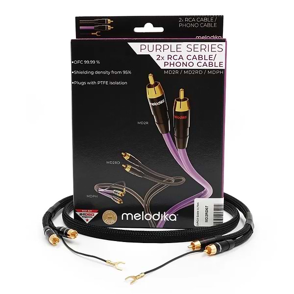 Фото - Кабель RCA Melodika 2xRCA - 2xRCA length 1.5m (MDPHD15)