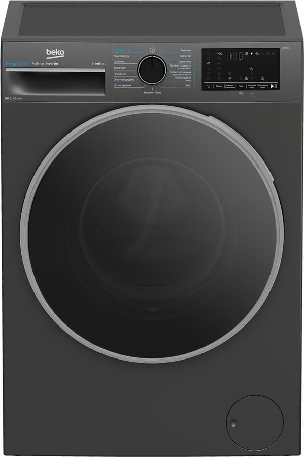 Фото - Пральна машина Beko B3WFU48415MGB2 Фото - Пральна машина Beko B3WFU48415MGB2