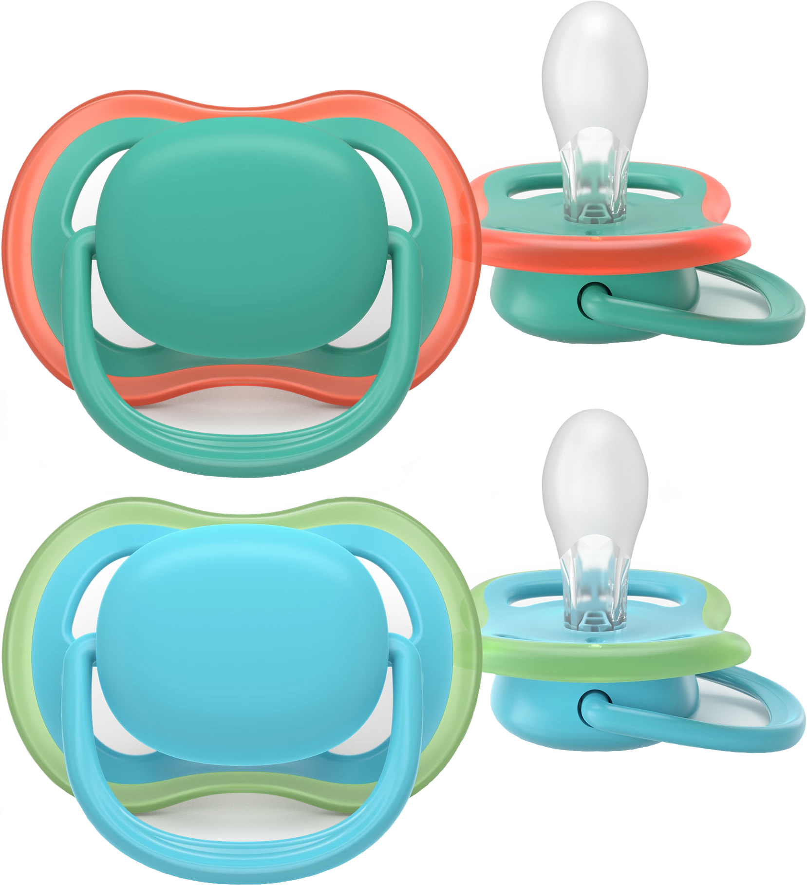 Ортодонтична пустушка Philips Avent Ultra Air, 6-18 міс. (SCF087/10) - Фото 1