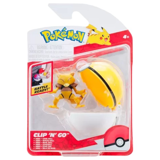 Фото - Набір ігрових фігурок Pokemon W16 - АБРА В ПОКОБОЛІ (PKW3144)
