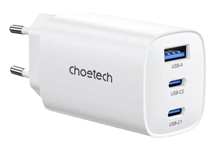 Сетевое зарядное устройство Choetech PD65W 3 Ports (PD9006)
