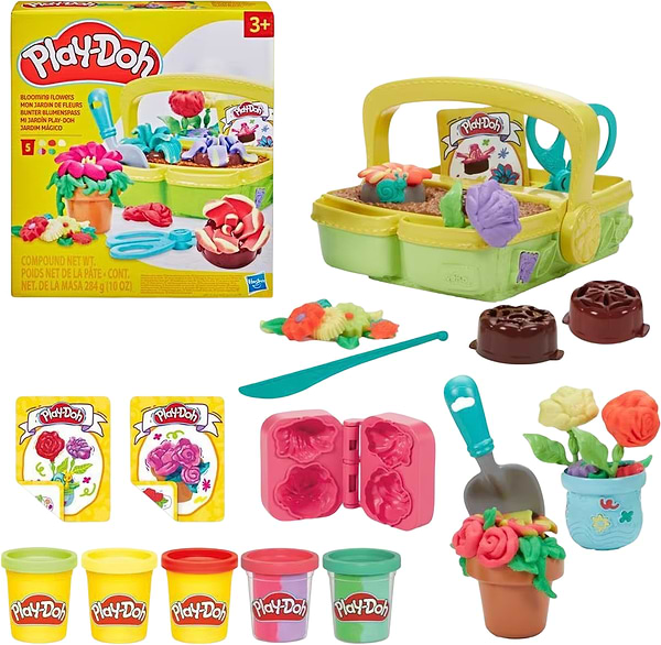 Фото - Наборы для лепки Hasbro Play-Doh Цветущие цветы (G0492)