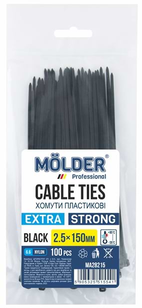 Набор хомутов Molder 2,5x150 (MA28215)