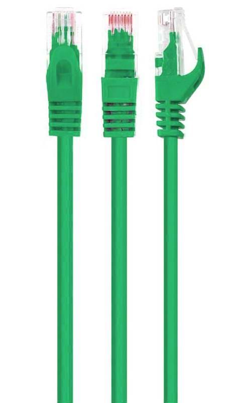 Кабель патч-корд Kingda Cat.5e 5m Green (PAUT3500-CU-GN)