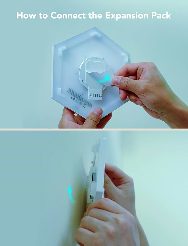 Фото - Светодиодный светильник Govee H6061 Glide Hexa Light Panels 10шт RGB (B6061301)