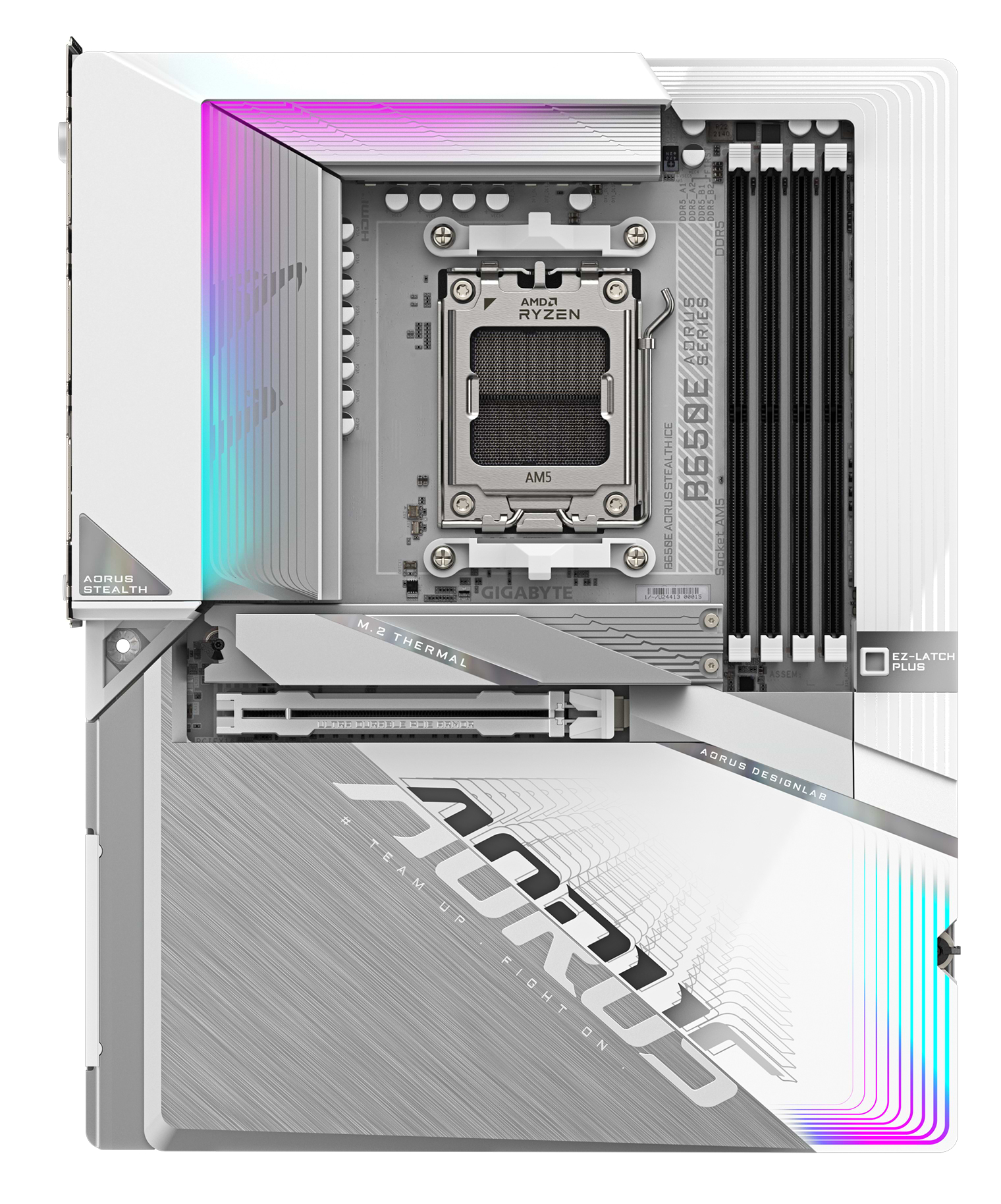 Материнська плата Gigabyte B650E AORUS STEALTH ICE - Фото 1