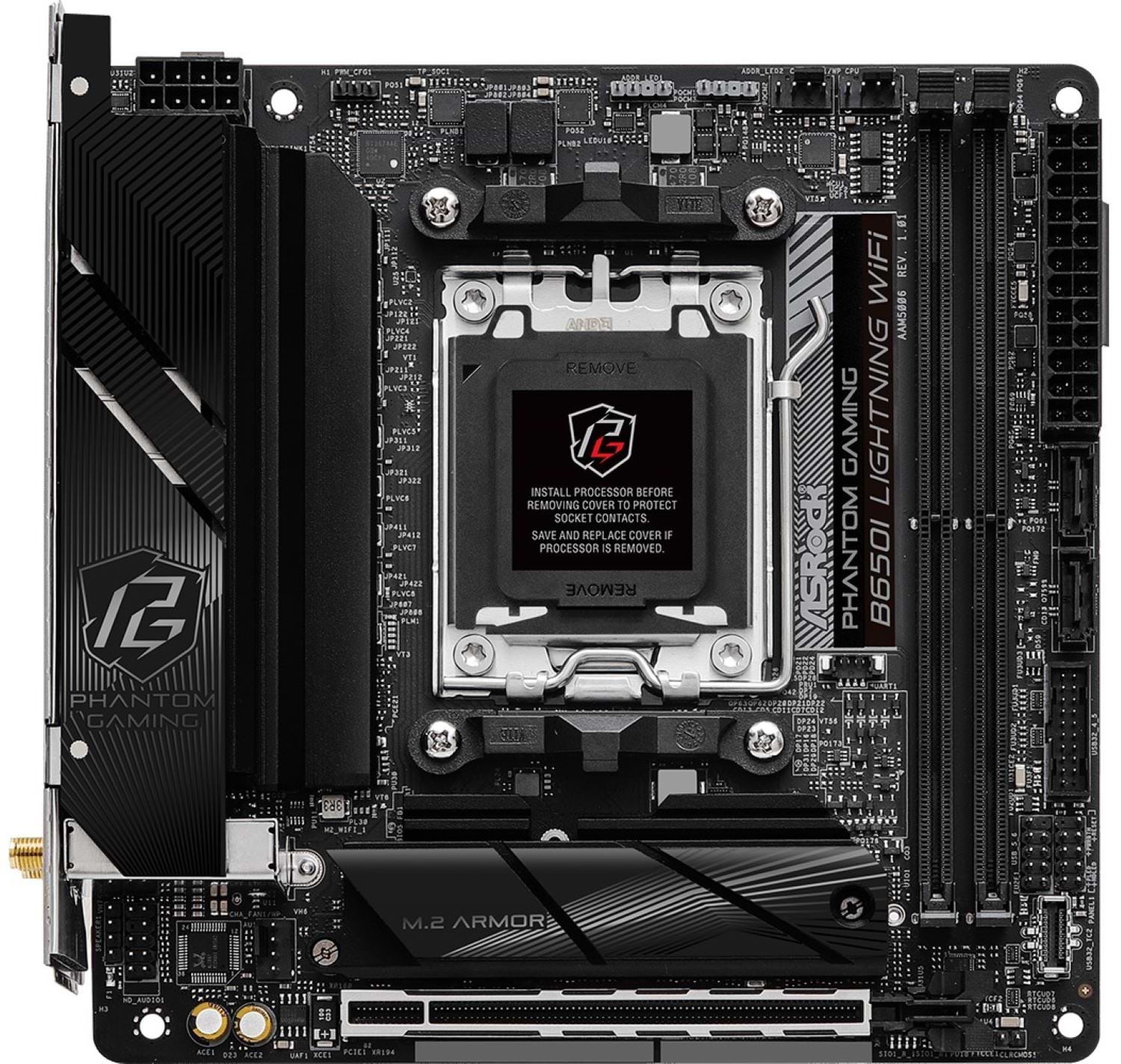 Материнська плата ASRock B650I LIGHTNING WIFI DDR5 - Фото 1