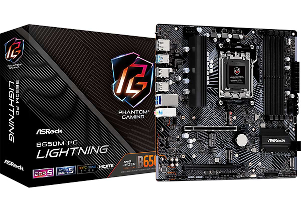 Фото - Материнська плата ASRock B650M PG LIGHTNING