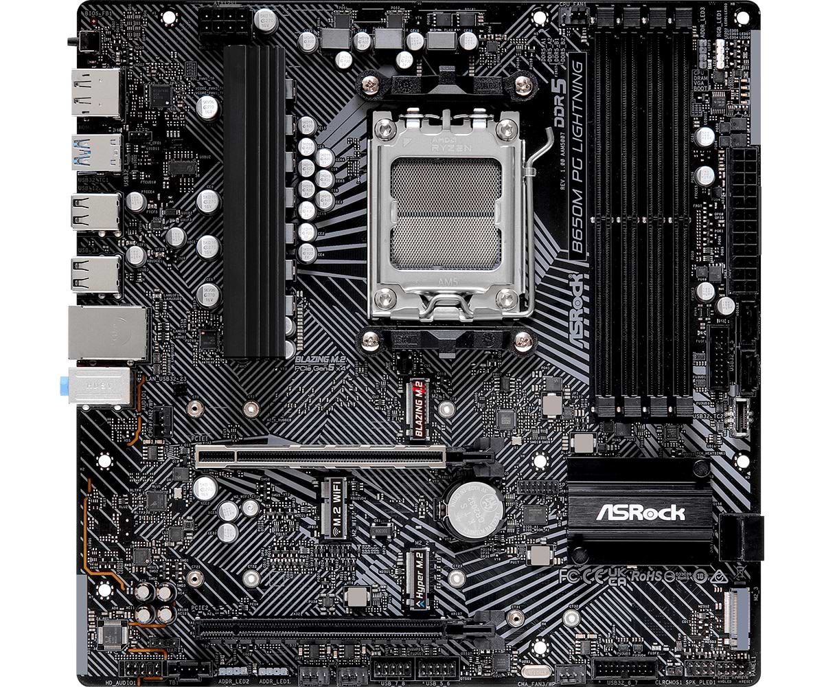 Материнська плата ASRock B650M PG LIGHTNING