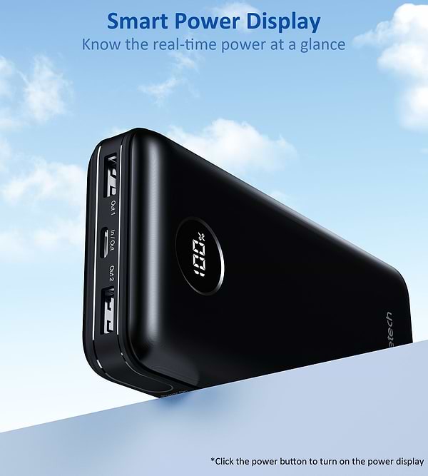 Фото - Уцінка - Батарея мобільна Choetech 20000mAh 45W Black (B653-CCBK)