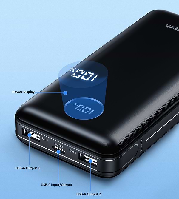Фото - Уцінка - Батарея мобільна Choetech 20000mAh 45W Black (B653-CCBK)
