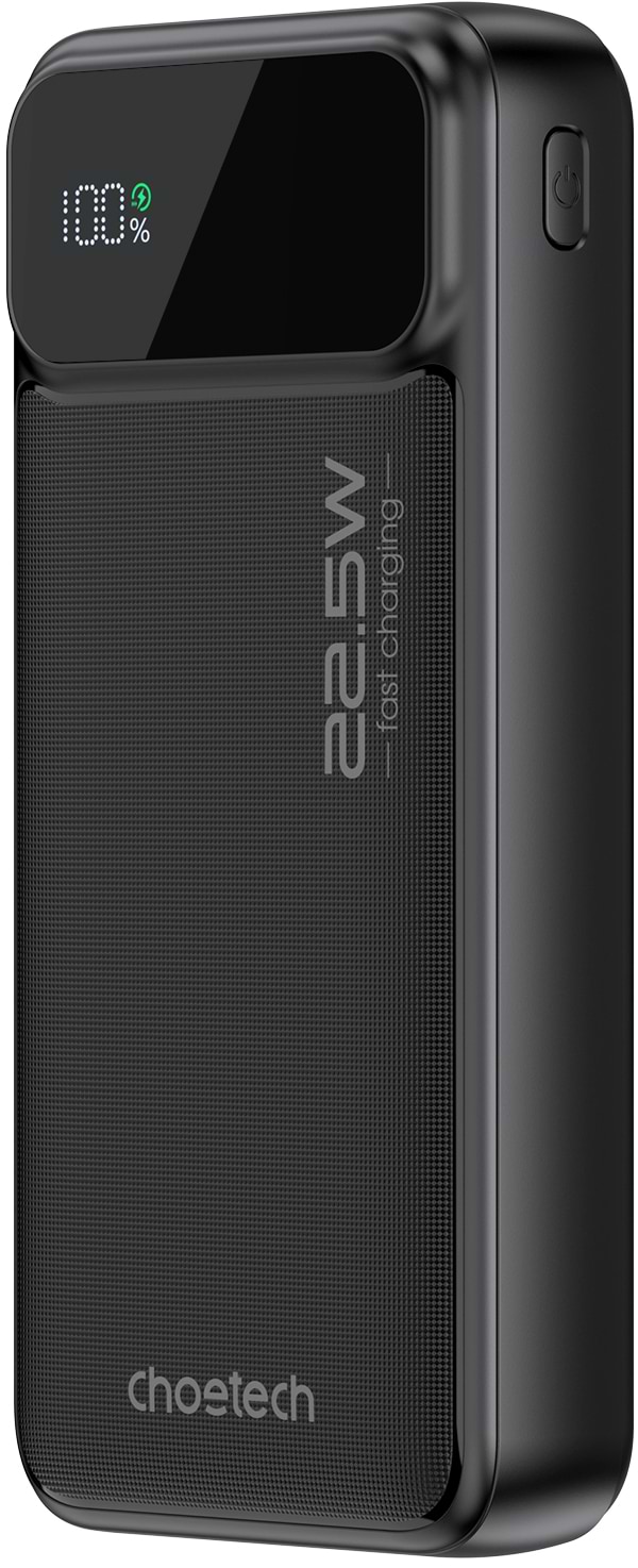 Батарея мобильная Choetech B729 20000mAh PD 22.5W Black (B729-BK) - Фото 1