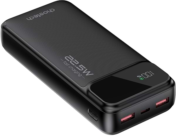 Фото - Батарея мобильная Choetech B729 20000mAh PD 22.5W Black (B729-BK)