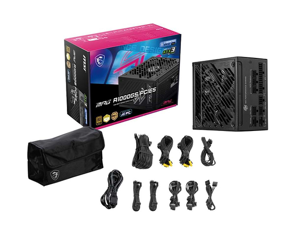 Фото - Блок питания для ПК MSI MPG A1000GS PCIE5