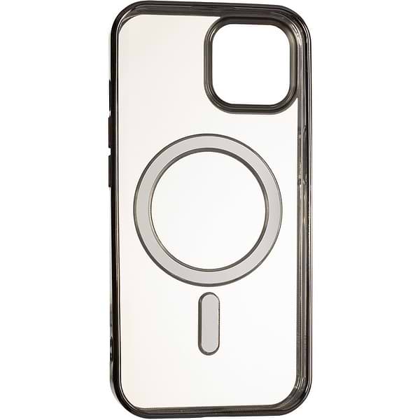 Фото - Чохол для смартфону Gelius Chrome Frame Case MagSafe for iPhone 15 Black (94702)