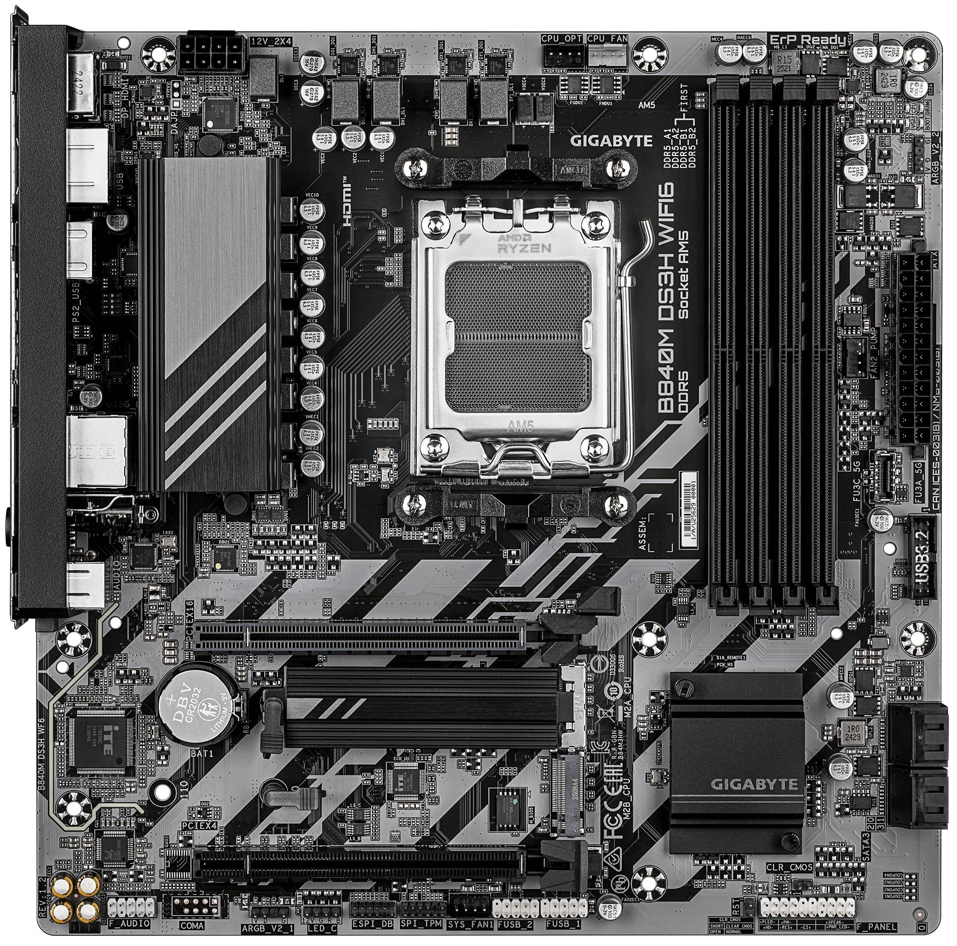 Материнская плата Gigabyte B840M DS3H WIFI6