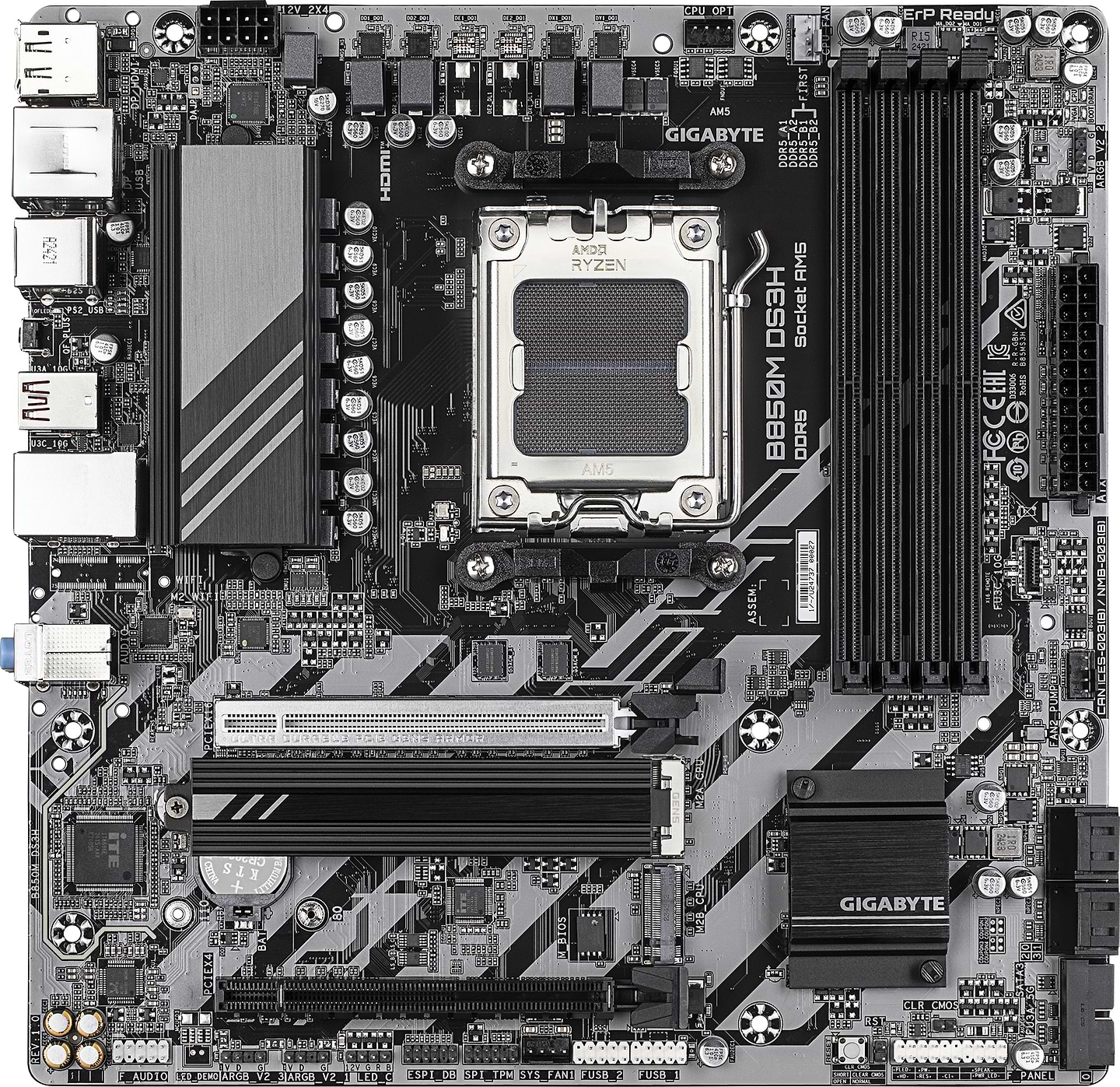 Материнська плата Gigabyte B850M DS3H