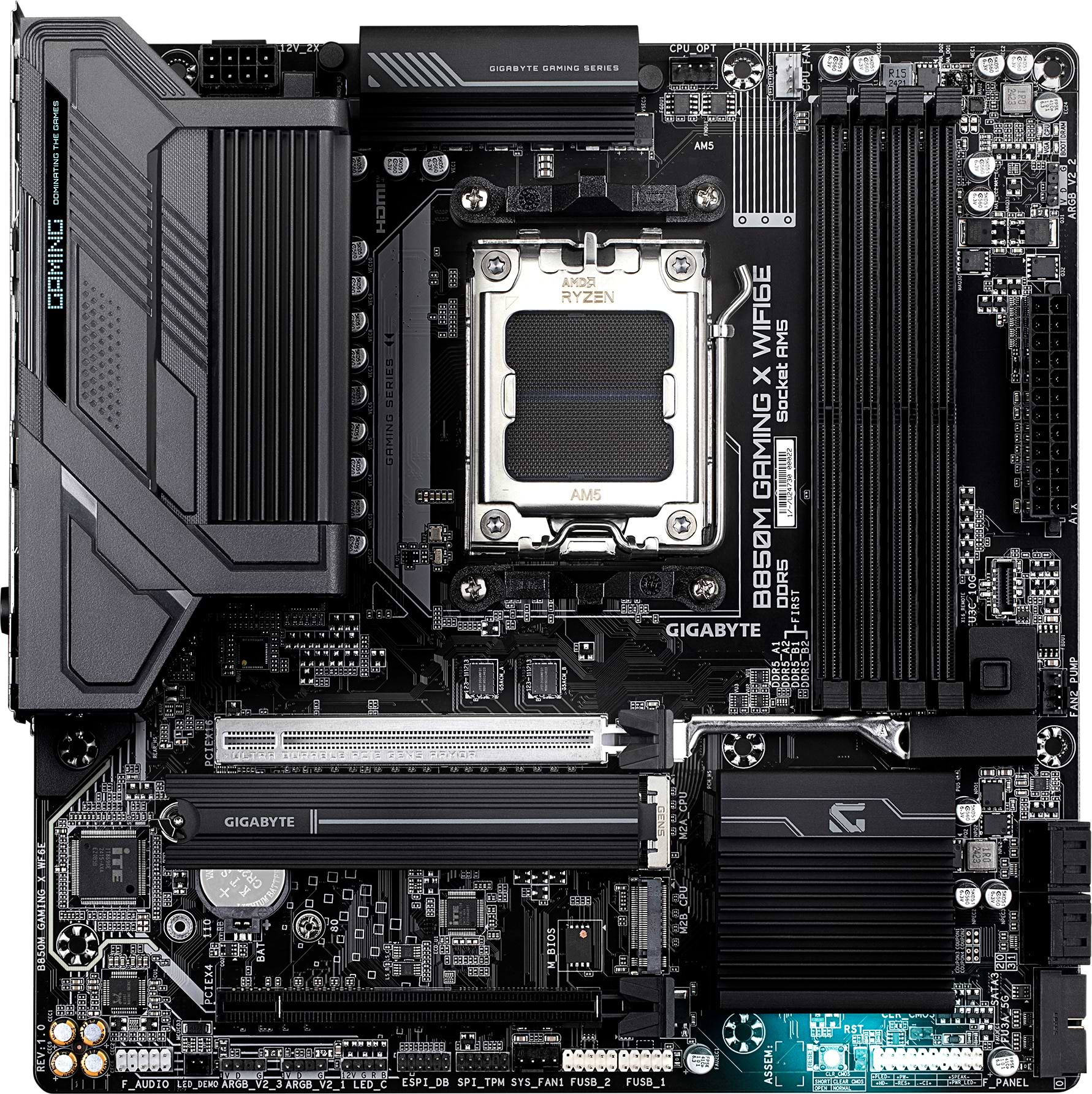 Материнська плата Gigabyte B850M GAMING X WIFI6E - Фото 1