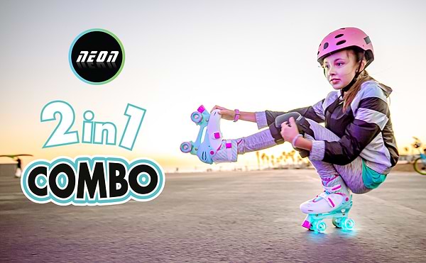 Фото - Ролики Neon Combo Skates Pink (NT10P4)