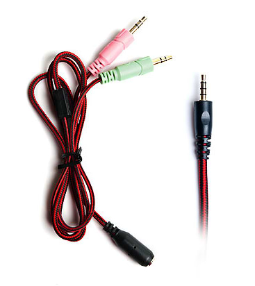 Фото - Гарнитура проводная игровая REAL-EL GDX-7550 Black/Red