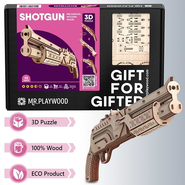 Фото - 3D пазли Mr.Playwood Рушниця (10102)