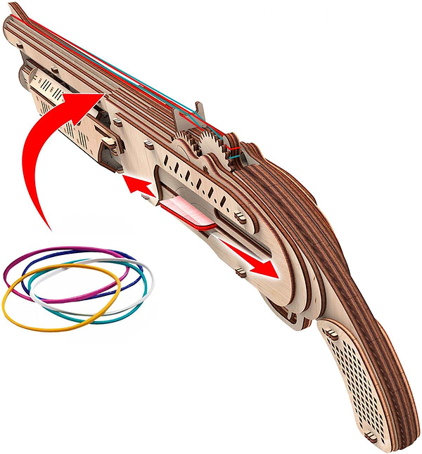 Фото - 3D пазли Mr.Playwood Рушниця (10102)