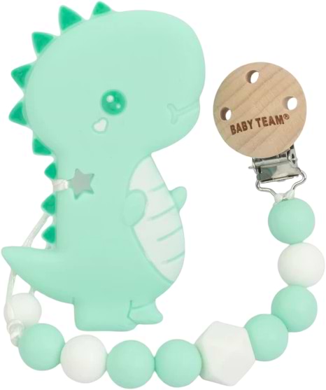 Прорезыватель Baby Team 4055_динозаврик