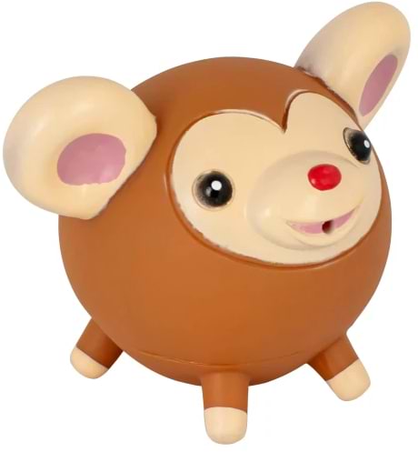 Іграшка для ванної Baby Team Веселі тваринки з бризкалкою (8750_коричнева мавпочка)