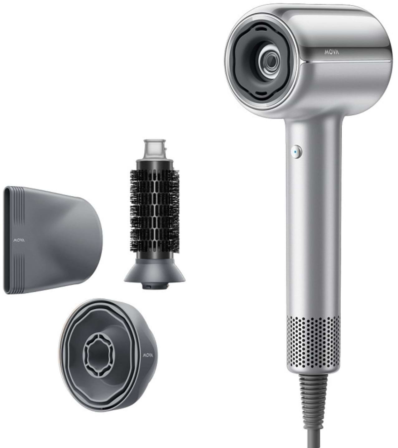 Купити Фен Mova Shine 20 (AMSH20-SIL) - Фото 1 Фен Mova Shine 20 (AMSH20-SIL) - Фото 1