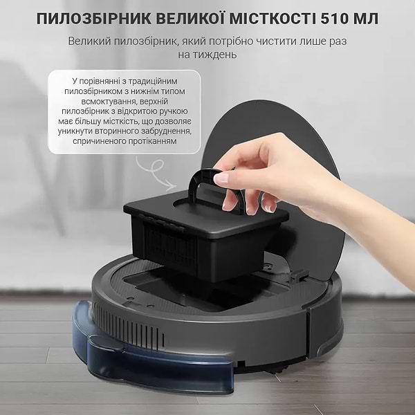 Фото - Робот-пилосос миючий INSPIRE B8S-max Black