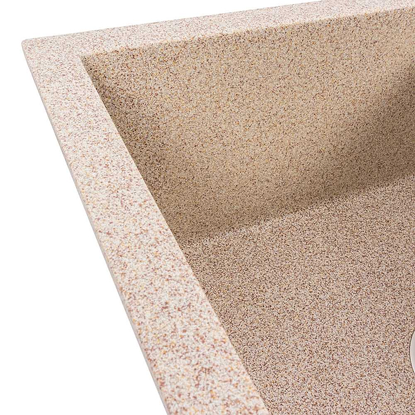 Фото - Мойка кухонная VALESO 6550 CRIPTA матовая (карамель)