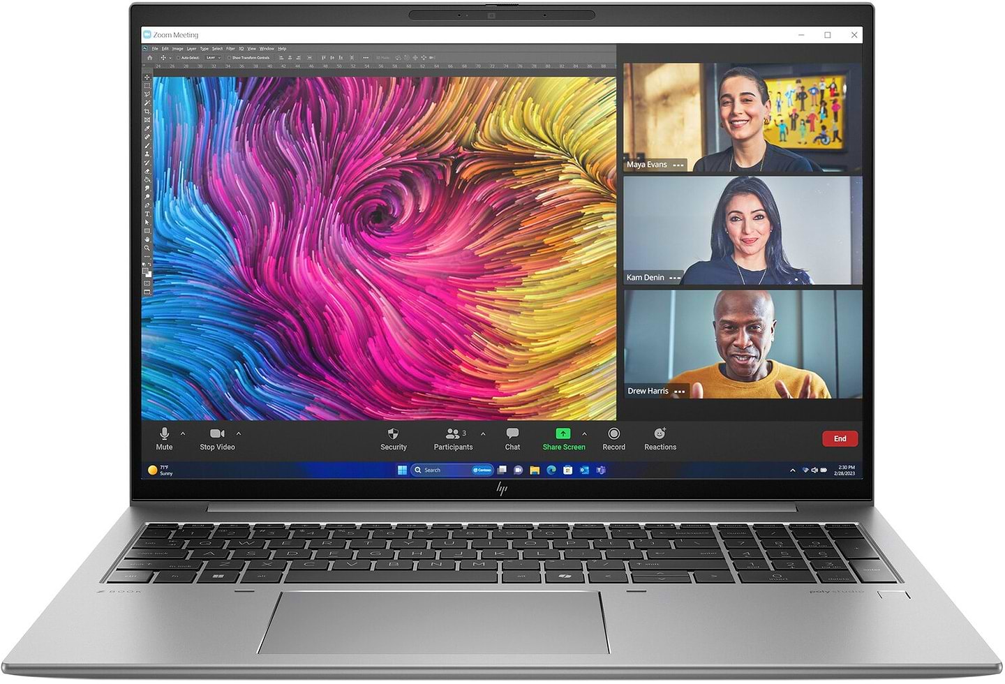 Ноутбук HP ZBook Firefly 16 G11 (5G4F4ES) Silver - Фото 1