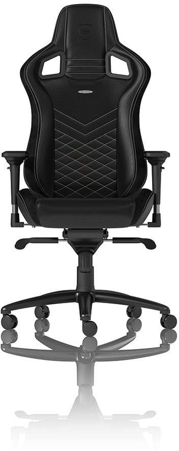 Фото - Крісло для геймерів Noblechairs EPIC Black/Gold (NBL-PU-GOL-002)