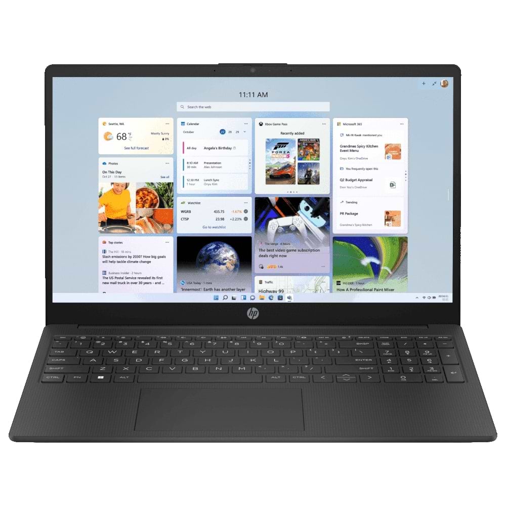 Ноутбук HP Laptop 15-fc0136ua (B9PE9EA) Jet Black - Фото 1