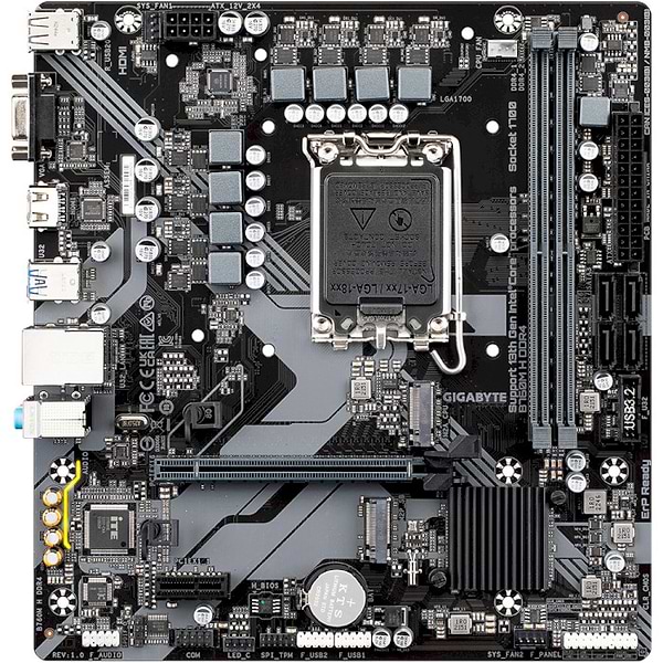 Фото - Материнская плата Gigabyte B760M H DDR4