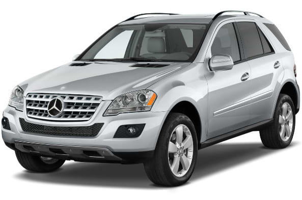 Фото - Килимки з екошкіри в салон авто передні EVAtech ECO для ML-Class (W164) Mercedes-Benz 2005-2011 2 покоління SUV EU (MB1800AD2MS4BBLB)