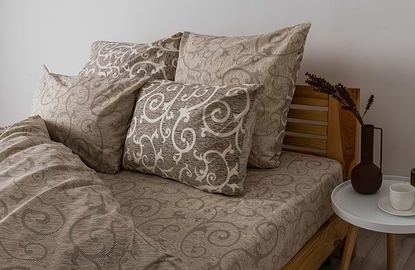 Фото - Комплект постельного белья ТЕП Soft dreams Beige and White (2-03859_25167)