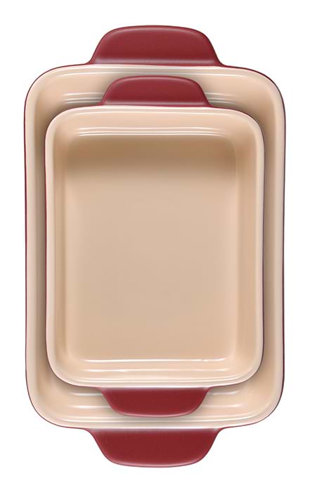 Фото - Набор форм для приготовления Bergner Maroon 2 пр. (BG-13434-RD)