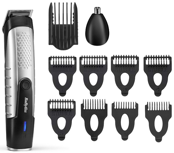 Фото - Тример для вусів і бороди Babyliss T812E