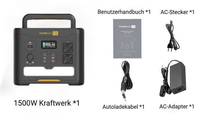 Фото - Зарядная станция универсальная POWERNESS Hiker U1500