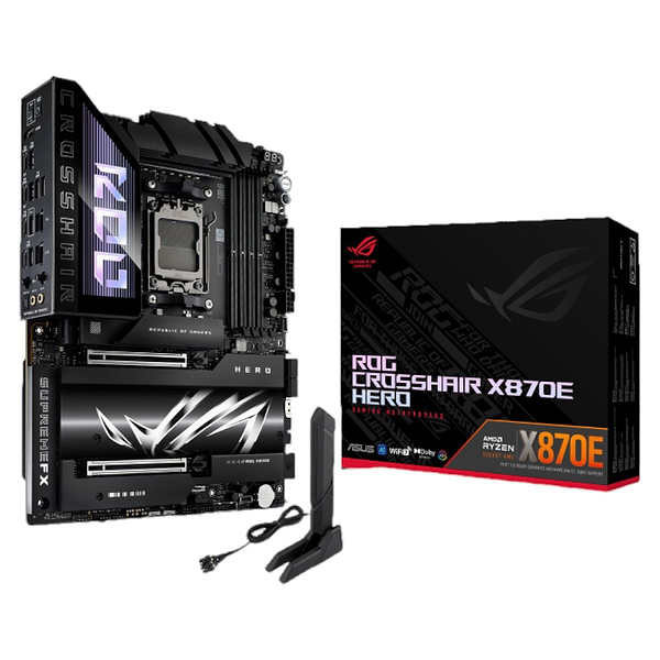 Фото - Материнська плата Asus ROG CROSSHAIR X870E HERO DDR5 (90MB1IE0-M0EAY0)
