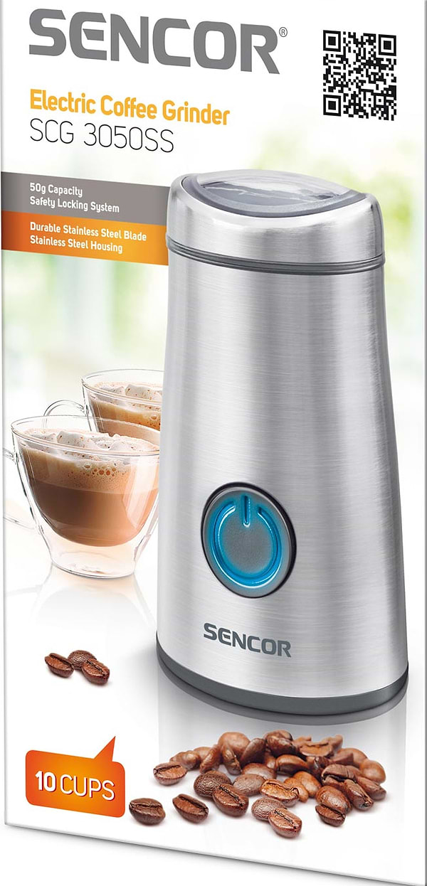 Фото - Кофемолка Sencor SCG 3050 SS