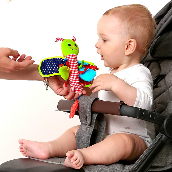 Фото - Погремушка Macik палочка Ферма Бабочка (МС 010302-01)