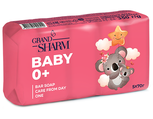 Мило кускове дитяче Grand Шарм 5x70 г (4820195500514)