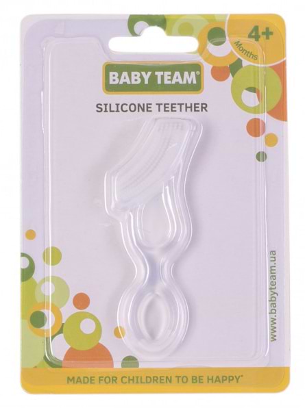 Фото - Прорізувач Baby Team Прорезователь-масажер силіконовий (4013)